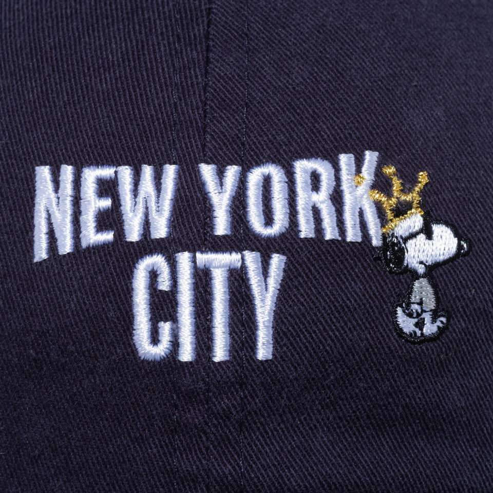 9TWENTY Peanuts NEW YORK CITY ジョー・クール 王冠 ネイビー - 13073346-OSFM | NEW ERA ニューエラ公式オンラインストア