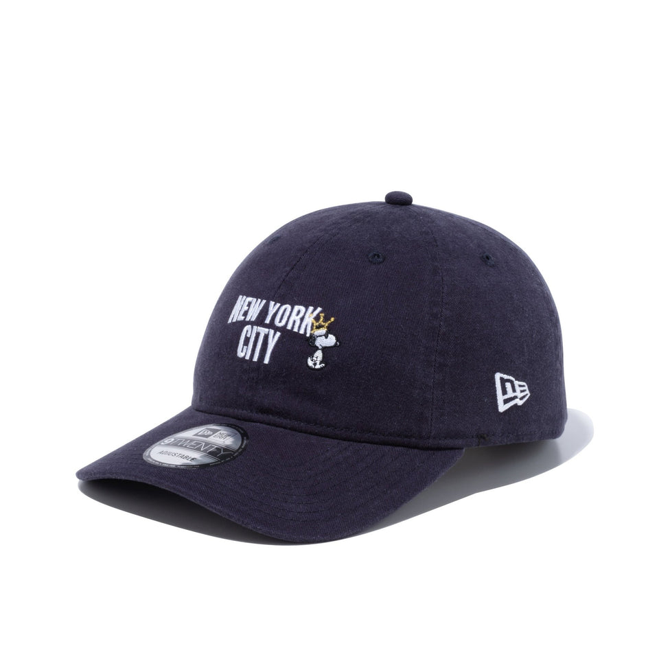 9TWENTY Peanuts NEW YORK CITY ジョー・クール 王冠 ネイビー - 13073346-OSFM | NEW ERA ニューエラ公式オンラインストア