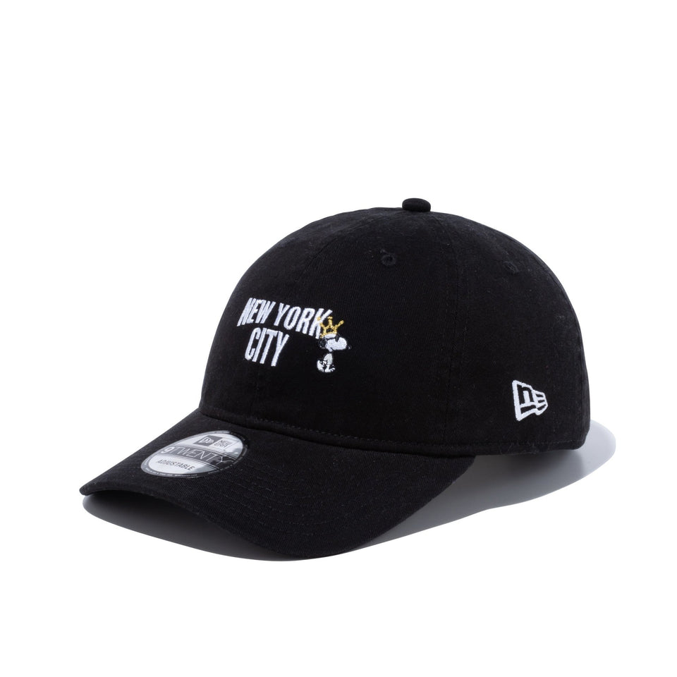 9TWENTY Peanuts NEW YORK CITY ジョー・クール 王冠 ブラック - 13073348-OSFM | NEW ERA ニューエラ公式オンラインストア
