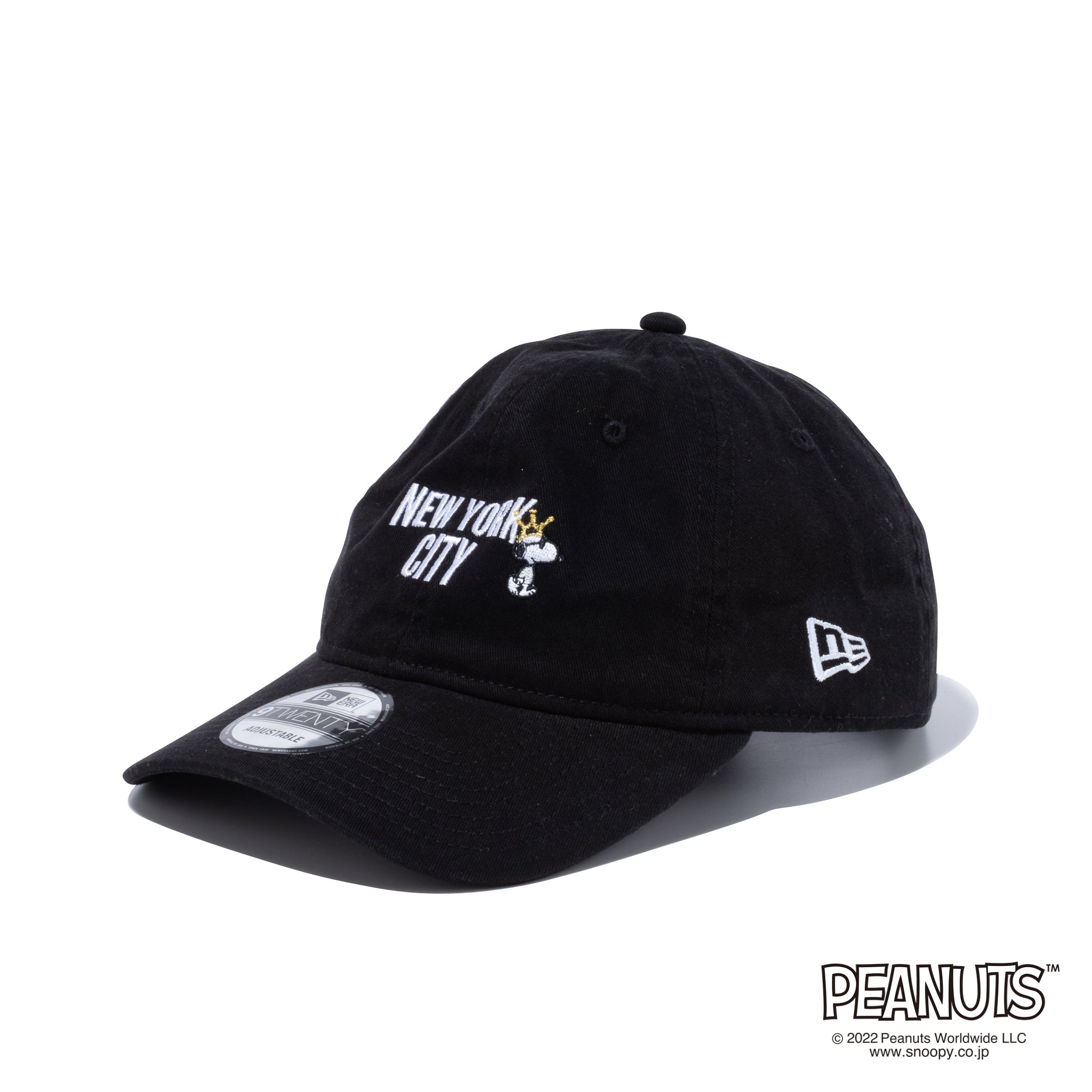 9TWENTY Peanuts NEW YORK CITY ジョー・クール 王冠 ブラック