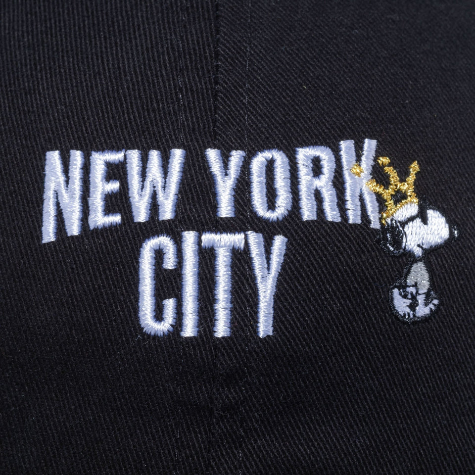 9TWENTY Peanuts NEW YORK CITY ジョー・クール 王冠 ブラック - 13073348-OSFM | NEW ERA ニューエラ公式オンラインストア
