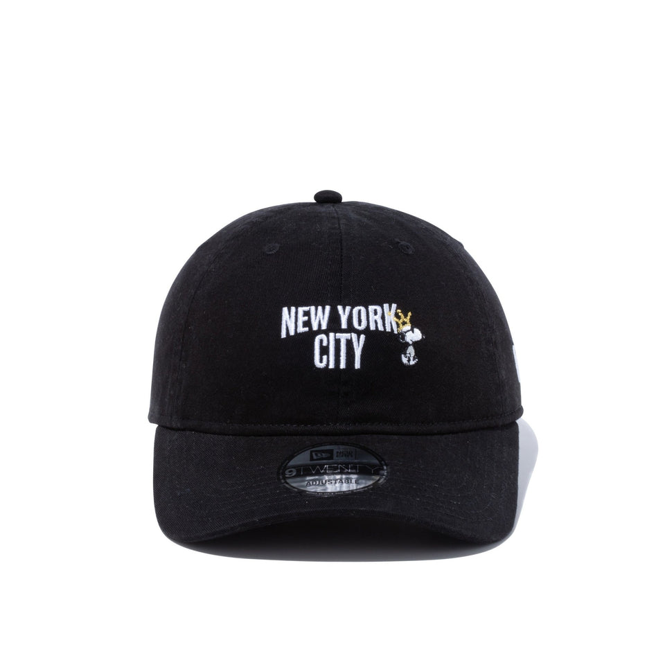 9TWENTY Peanuts NEW YORK CITY ジョー・クール 王冠 ブラック - 13073348-OSFM | NEW ERA ニューエラ公式オンラインストア