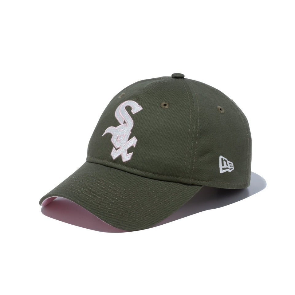 9TWENTY Pink Under Visor シカゴ・ホワイトソックス ニューオリーブ ピンクアンダーバイザー - 14334332-OSFM | NEW ERA ニューエラ公式オンラインストア