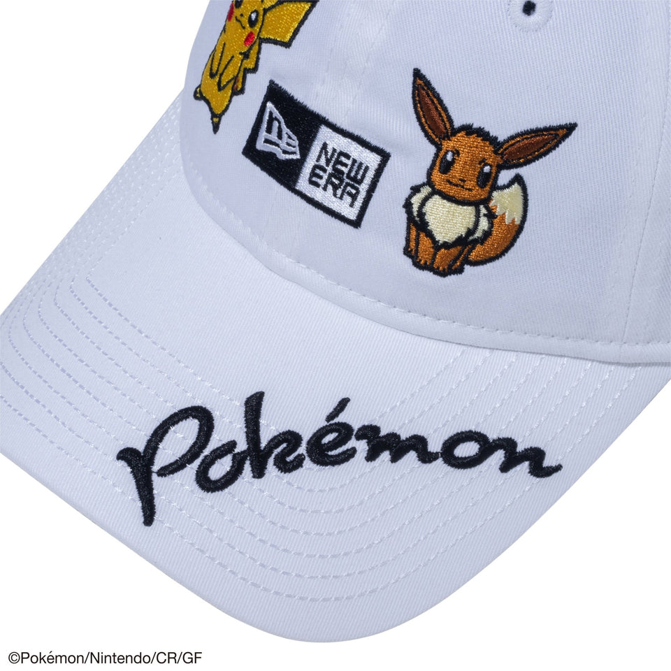 【ゴルフ】 9TWENTY ロングバイザー Pokémon ポケモン ピカチュウ イーブイ ホワイト - 14124322-OSFM | NEW ERA ニューエラ公式オンラインストア