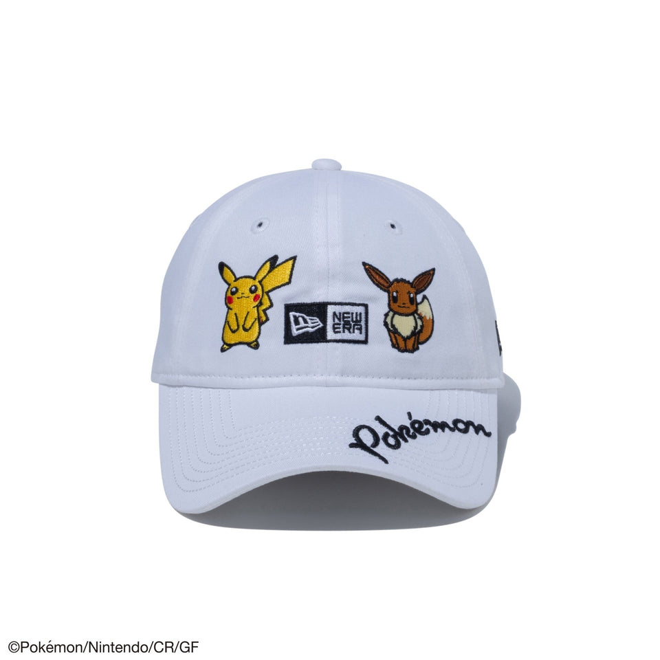 【ゴルフ】 9TWENTY ロングバイザー Pokémon ポケモン ピカチュウ イーブイ ホワイト - 14124322-OSFM | NEW ERA ニューエラ公式オンラインストア