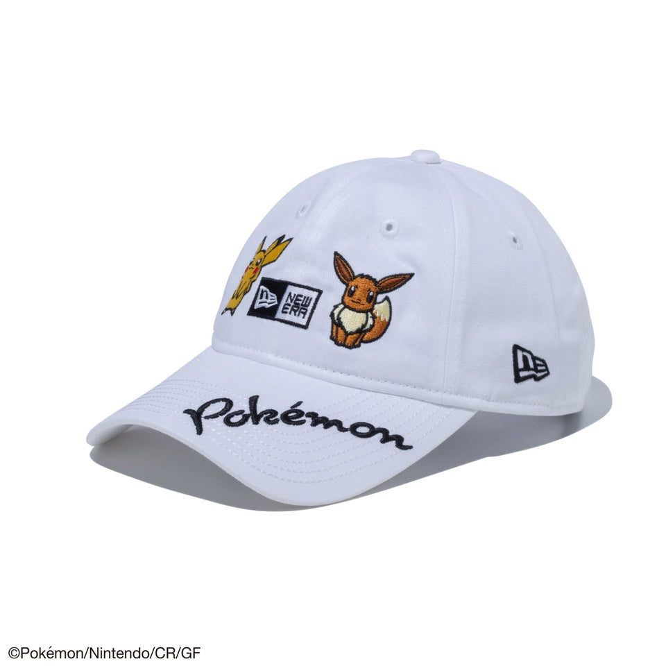 【ゴルフ】 9TWENTY ロングバイザー Pokémon ポケモン ピカチュウ イーブイ ホワイト - 14124322-OSFM | NEW ERA ニューエラ公式オンラインストア