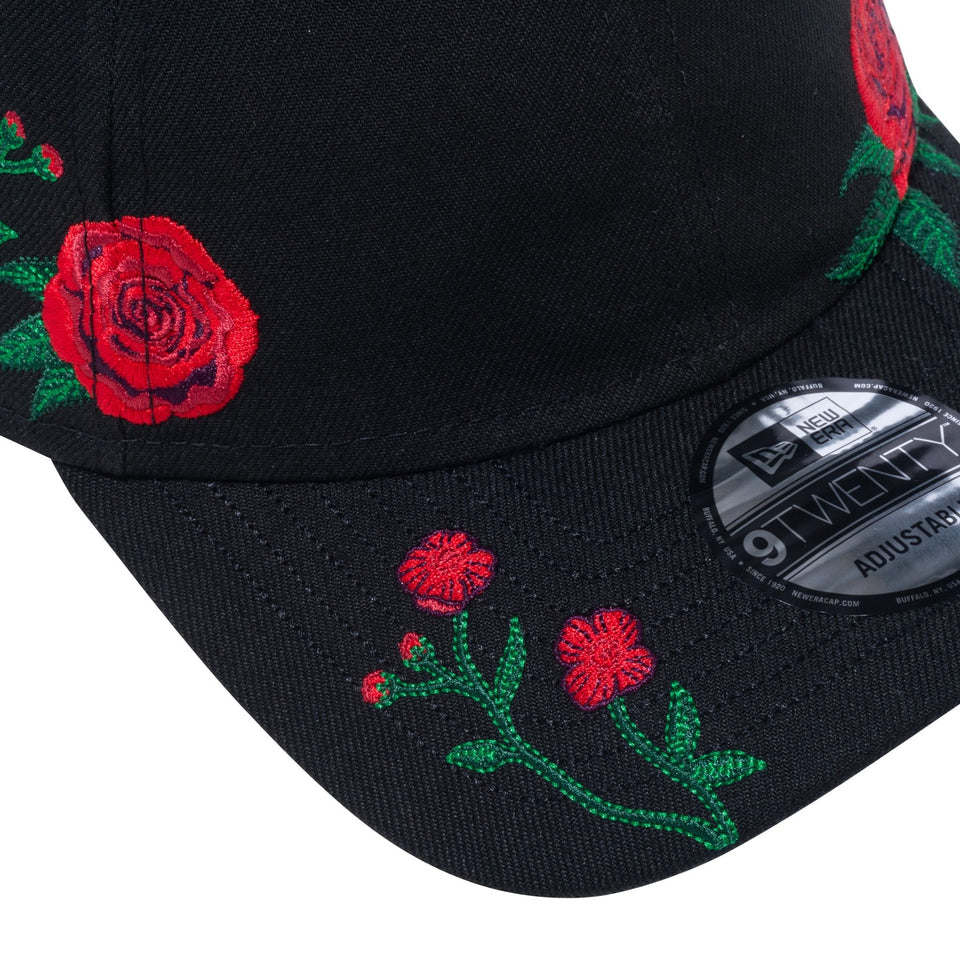 9TWENTY Rose Embroidery ブラック - 13059556-OSFM | NEW ERA ニューエラ公式オンラインストア