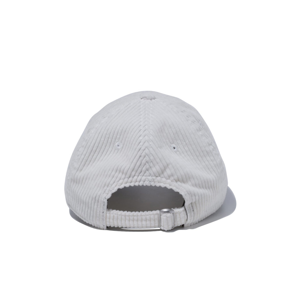 9TWENTY Small コーデュロイ オフホワイト × ブラック グレーアンダーバイザー - 12540796-S | NEW ERA ニューエラ公式オンラインストア