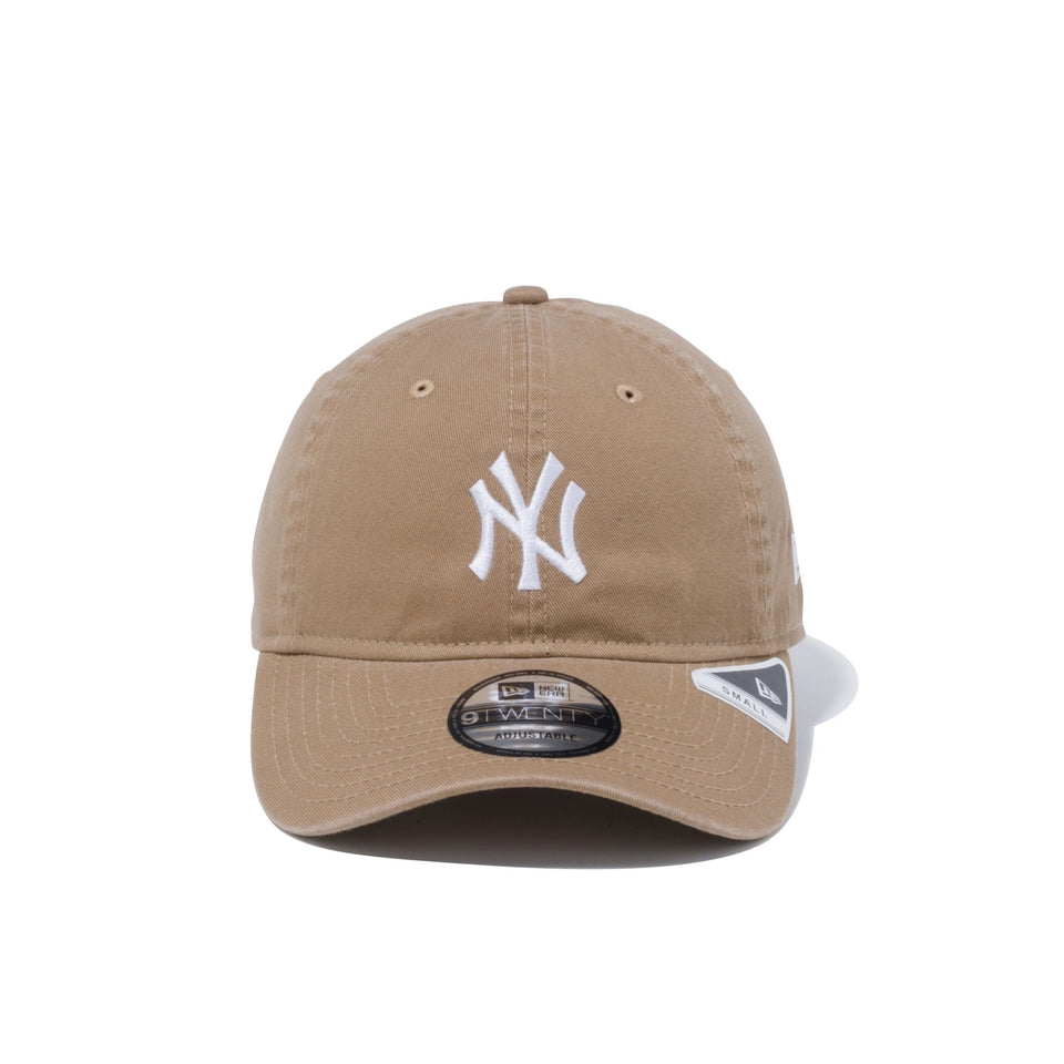 9TWENTY Small クロスストラップ ウォッシュドコットン ニューヨーク・ヤンキース カーキ × ホワイト - 13562165-S | NEW ERA ニューエラ公式オンラインストア