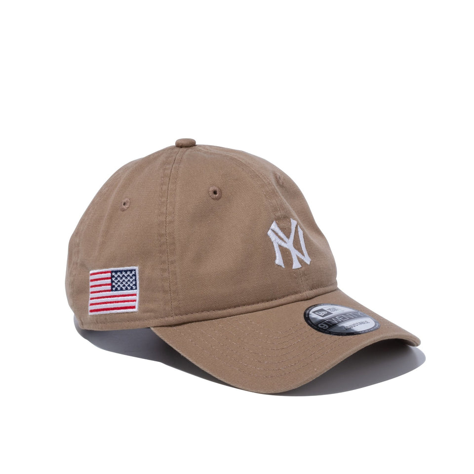 9TWENTY Stars & Stripes クーパーズタウン ニューヨーク・ヤンキース ミニロゴ カーキ - 13328578-OSFM | NEW ERA ニューエラ公式オンラインストア