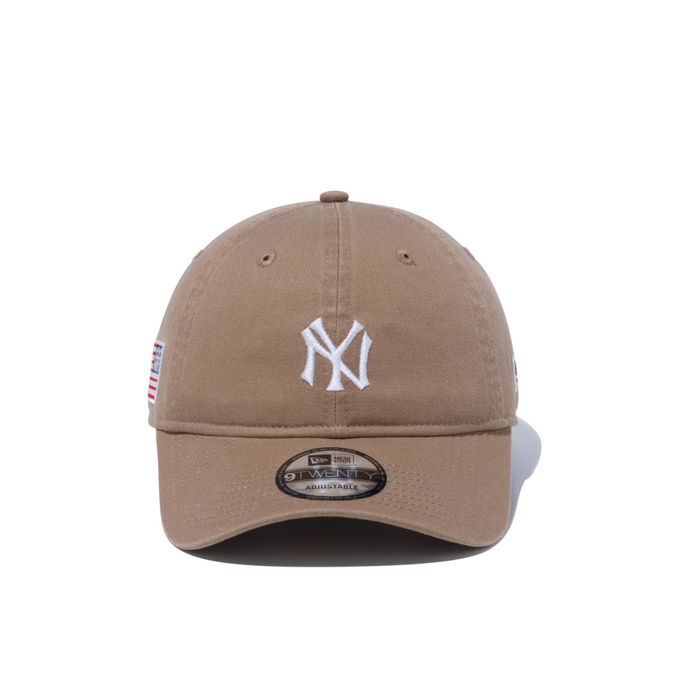 9TWENTY Stars & Stripes クーパーズタウン ニューヨーク・ヤンキース ミニロゴ カーキ - 13328578-OSFM | NEW ERA ニューエラ公式オンラインストア