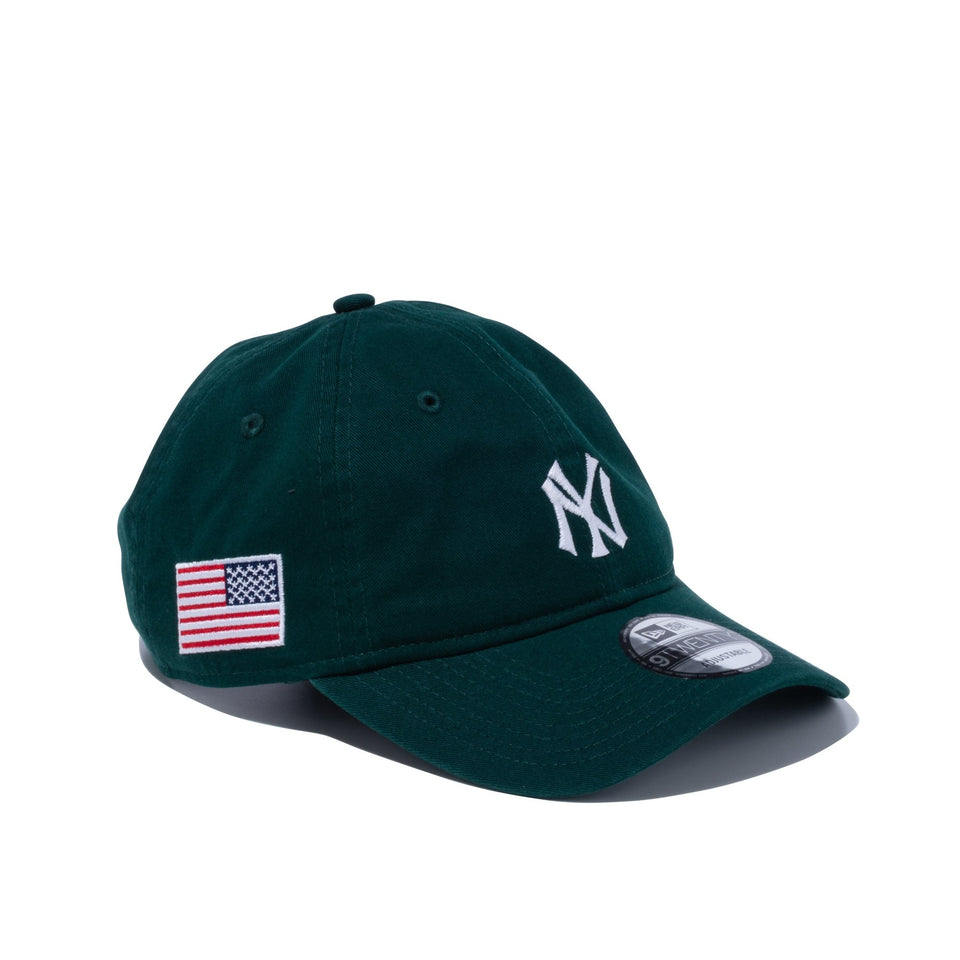 9TWENTY Stars & Stripes クーパーズタウン ニューヨーク・ヤンキース ミニロゴ ダークグリーン - 13328579-OSFM | NEW ERA ニューエラ公式オンラインストア