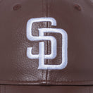 9TWENTY Synthetic Leather シンセティックレザー サンディエゴ・パドレス ブラウン - 13751061-OSFM | NEW ERA ニューエラ公式オンラインストア