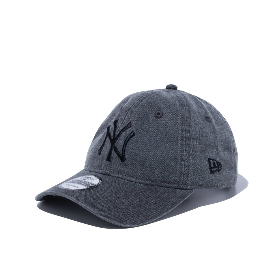 9TWENTY Washed Cotton ウォッシュドコットン ニューヨーク・ヤンキース ブラック - 13328394-OSFM | NEW ERA ニューエラ公式オンラインストア