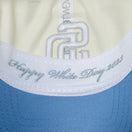 9TWENTY White Collection サンディエゴ・パドレス ホワイト × ホワイト ライトブルーアンダーバイザー - 13542609-OSFM | NEW ERA ニューエラ公式オンラインストア