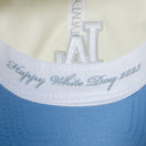 9TWENTY White Collection ロサンゼルス・ドジャース ホワイト × ホワイト ライトブルーアンダーバイザー - 13542611-OSFM | NEW ERA ニューエラ公式オンラインストア
