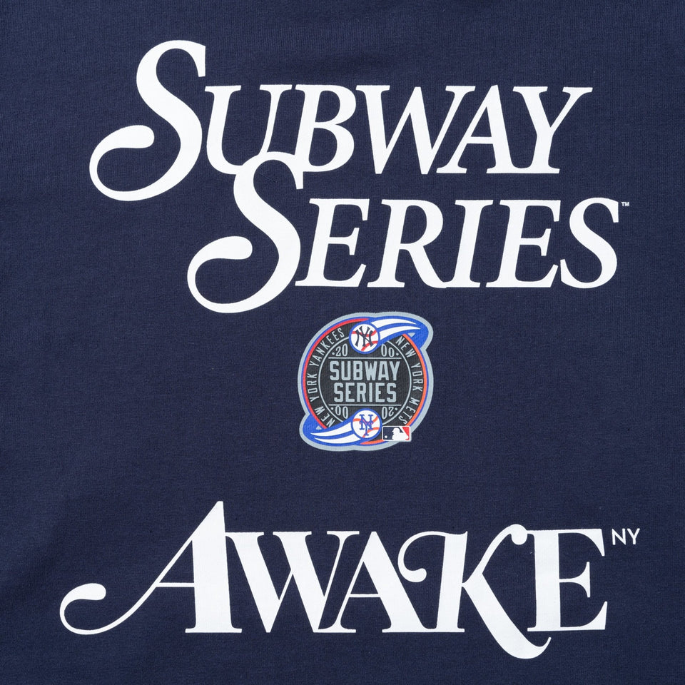 裏起毛 スウェット プルオーバーフーディー AWAKE NY ニューヨーク・ヤンキース サブウェイシリーズ ネイビー - 12839336-S | NEW ERA ニューエラ公式オンラインストア