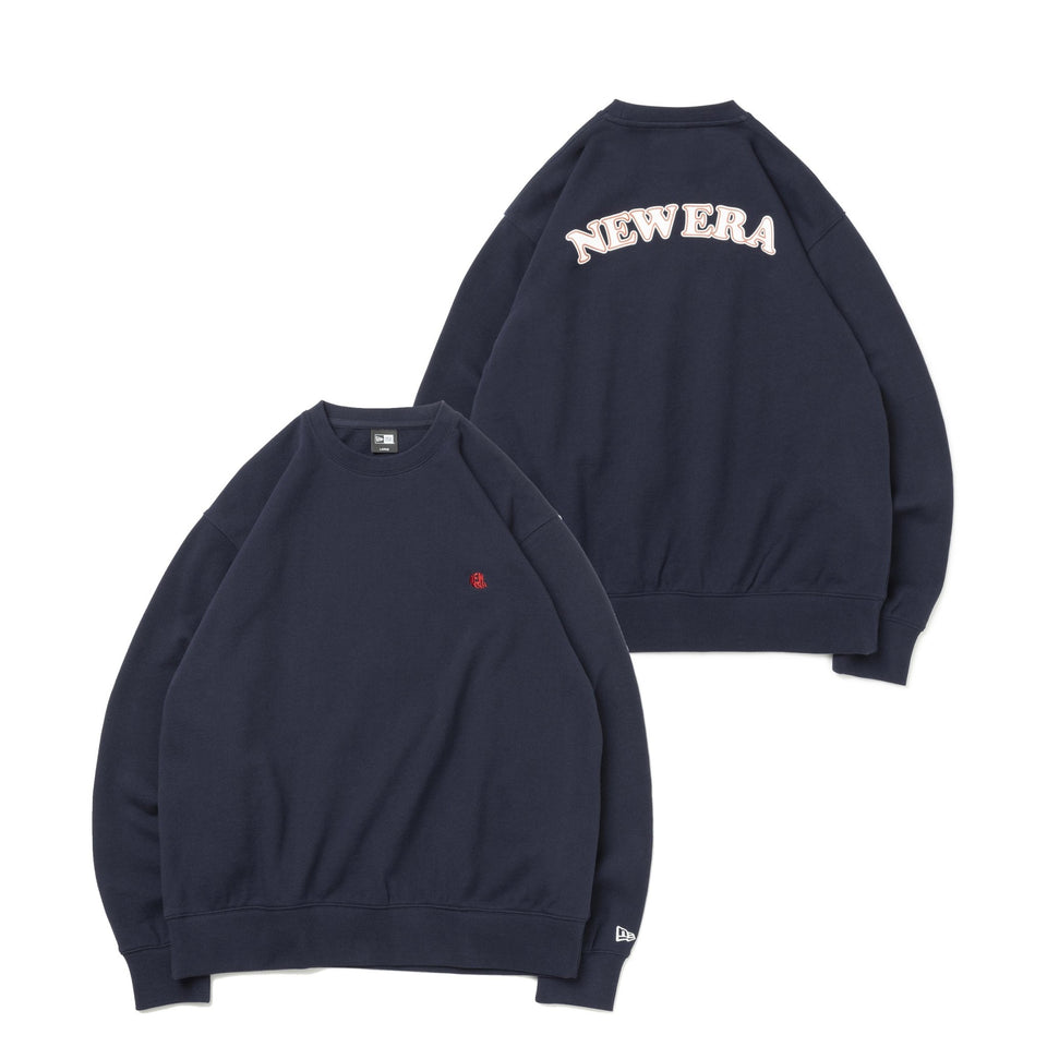 裏毛 オーバーサイズド スウェット クルーネック Baseball Logo ネイビー - 13755383-S | NEW ERA ニューエラ公式オンラインストア