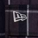 長袖 マルチチェックシャツ BLACK LABEL FW23 ブラック - 13952722-XS | NEW ERA ニューエラ公式オンラインストア