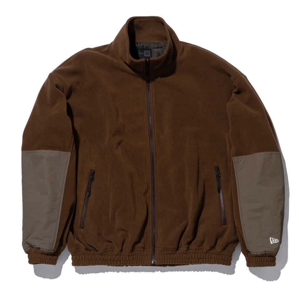 フリース トラックジャケット BLACK LABEL FW23 ウォルナット - 13952738-S | NEW ERA ニューエラ公式オンラインストア
