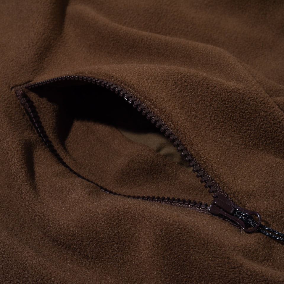 フリース トラックジャケット BLACK LABEL FW23 ウォルナット - 13952738-S | NEW ERA ニューエラ公式オンラインストア