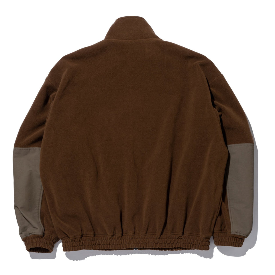 フリース トラックジャケット BLACK LABEL FW23 ウォルナット - 13952738-S | NEW ERA ニューエラ公式オンラインストア