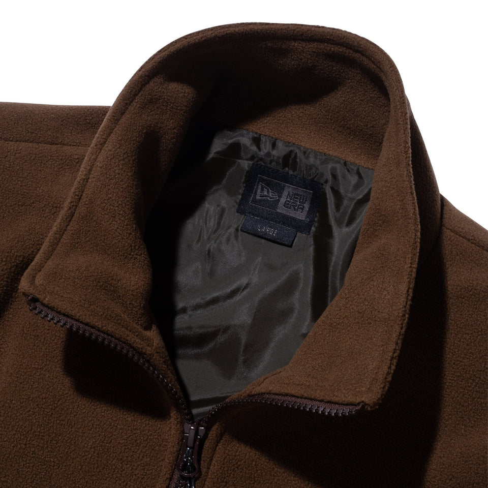 フリース トラックジャケット BLACK LABEL FW23 ウォルナット - 13952738-S | NEW ERA ニューエラ公式オンラインストア