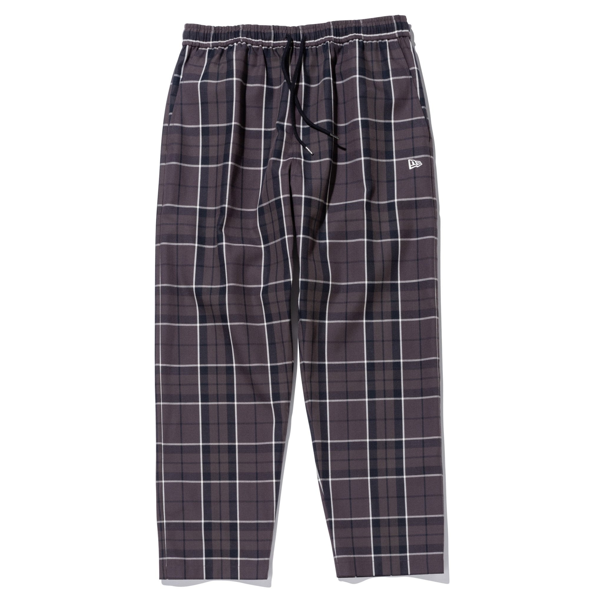 イージーパンツ マルチチェック BLACK LABEL FW23 ブラック