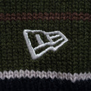 ボーダー クルーネックニット BLACK LABEL FW23 オリーブ - 13952744-S | NEW ERA ニューエラ公式オンラインストア