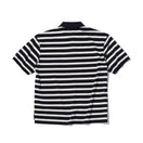 半袖 オーバーサイズド ポロシャツ BLACK LABEL SS23 ボーダー ネイビー - 13516336-S | NEW ERA ニューエラ公式オンラインストア
