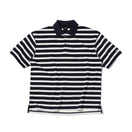 半袖 オーバーサイズド ポロシャツ BLACK LABEL SS23 ボーダー ネイビー - 13516336-S | NEW ERA ニューエラ公式オンラインストア
