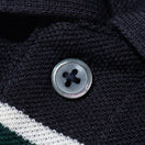 半袖 オーバーサイズド ポロシャツ BLACK LABEL SS23 ボーダー ダークグリーン - 13516337-S | NEW ERA ニューエラ公式オンラインストア