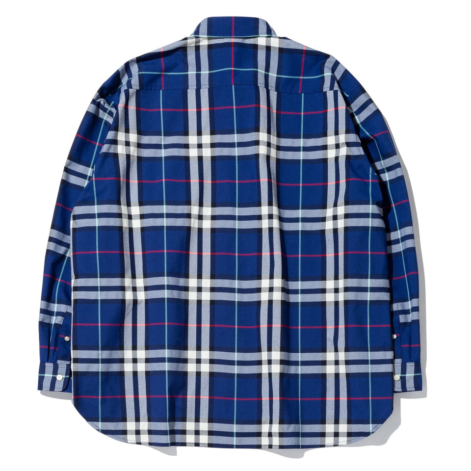 長袖 マドラスチェック ボタンダウンシャツ BLACK LABEL SS23 ネイビー - 13516353-S | NEW ERA ニューエラ公式オンラインストア