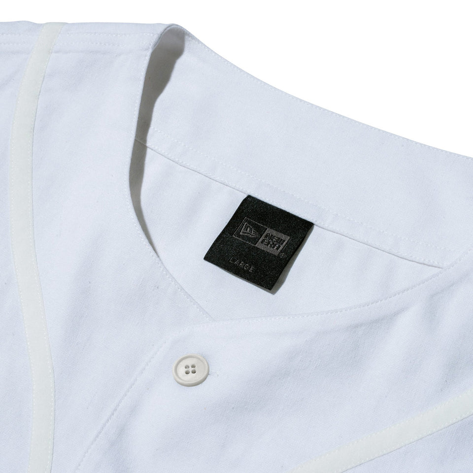 半袖 ベースボールシャツ BLACK LABEL SS23 ホワイト - 13574780-S | NEW ERA ニューエラ公式オンラインストア