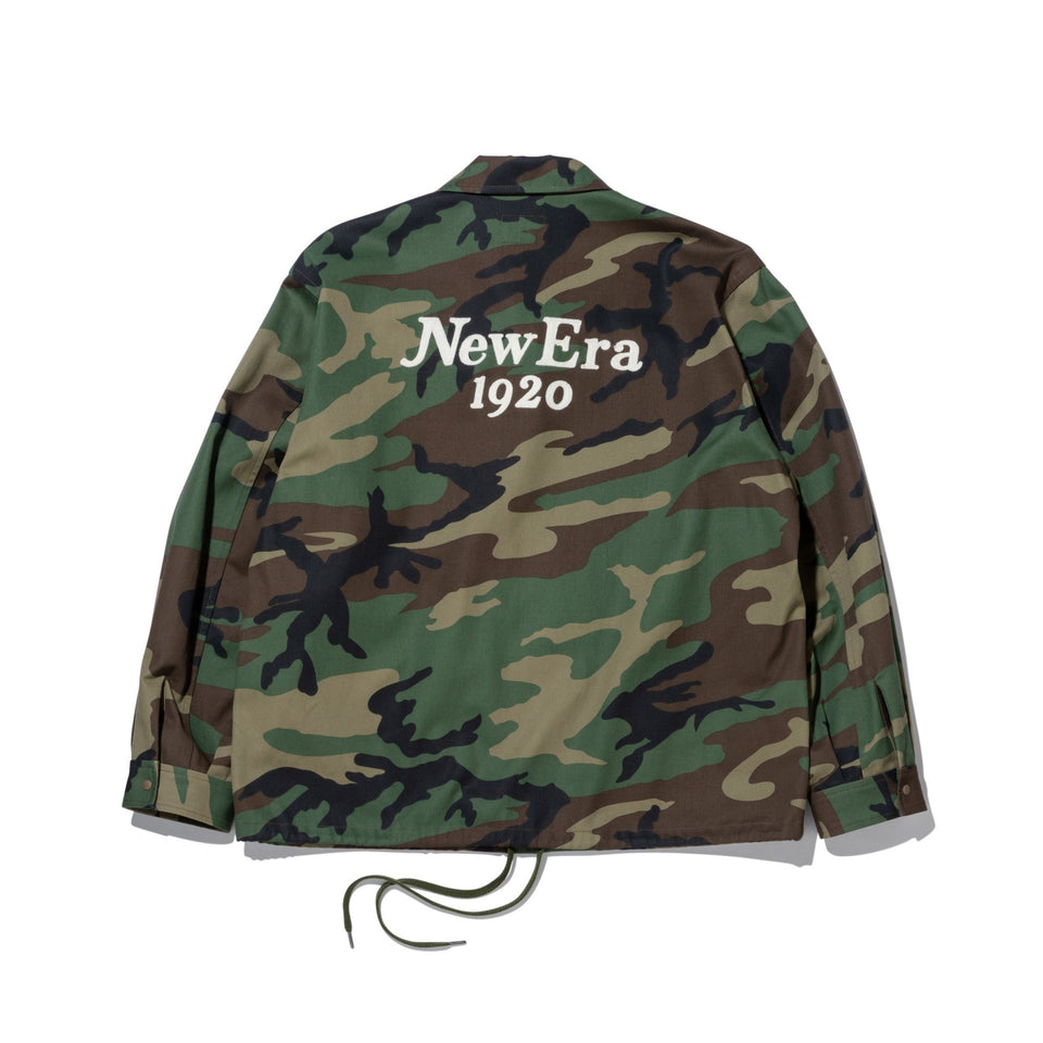 コーチジャケット BLACK LABEL SS24 ウッドランドカモ - 14322503-S | NEW ERA ニューエラ公式オンラインストア