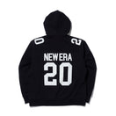 裏毛 オーバーサイズド スウェット プルオーバーフーディー BLACK LABEL SS24 ナンバリング ブラック - 14322514-S | NEW ERA ニューエラ公式オンラインストア