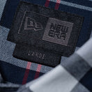 長袖 オックスフォード ボタンダウンシャツ BLACK LABEL SS24 タータンチェック ネイビー - 14322517-XS | NEW ERA ニューエラ公式オンラインストア