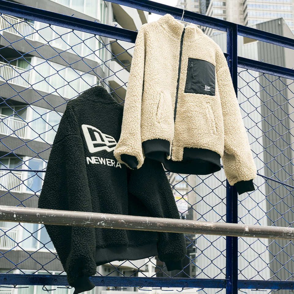 ボアブルゾン Boa Blouson ブラック - 13755453-S | NEW ERA ニューエラ公式オンラインストア