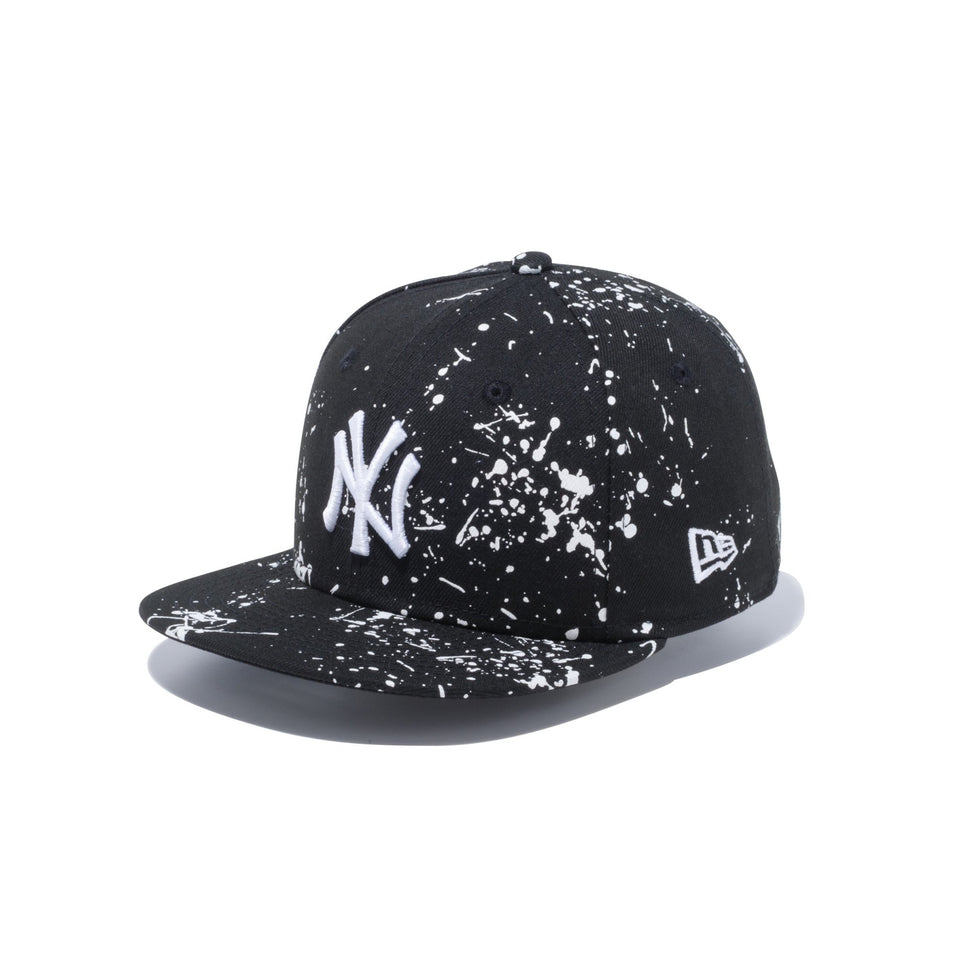 Child 9FIFTY スプラッシュペイントニューヨーク・ヤンキース ブラック - 12326073-CHLD | NEW ERA ニューエラ公式オンラインストア