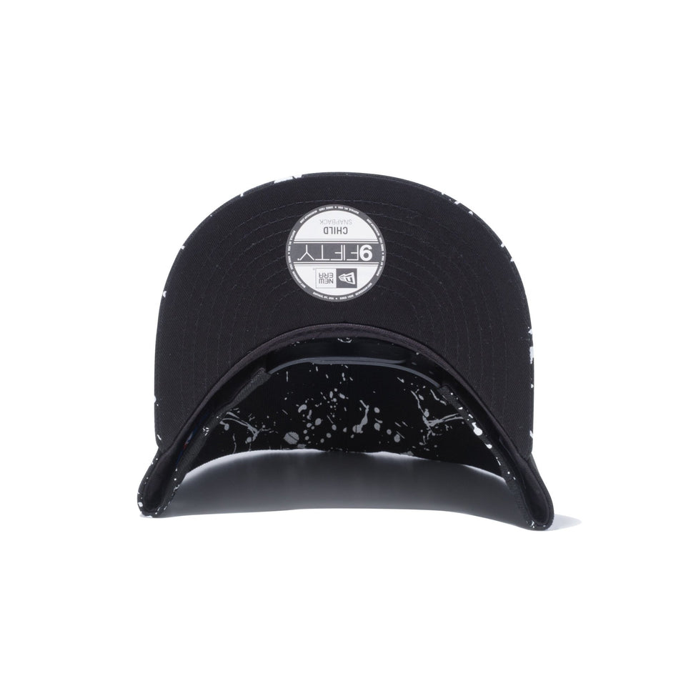 Child 9FIFTY スプラッシュペイントニューヨーク・ヤンキース ブラック - 12326073-CHLD | NEW ERA ニューエラ公式オンラインストア