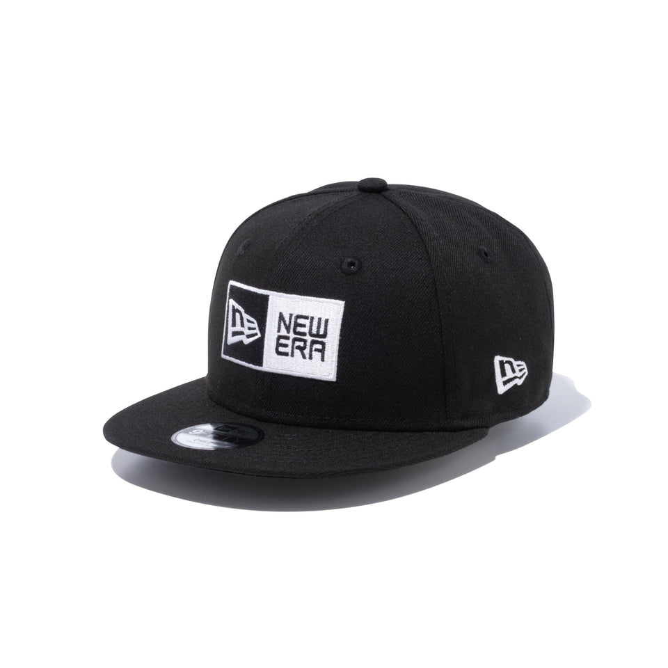 Child 9FIFTY ボックスロゴ ブラック × ホワイト - 13552049-CHLD | NEW ERA ニューエラ公式オンラインストア