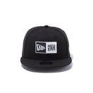 Child 9FIFTY ボックスロゴ ブラック × ホワイト - 13552049-CHLD | NEW ERA ニューエラ公式オンラインストア