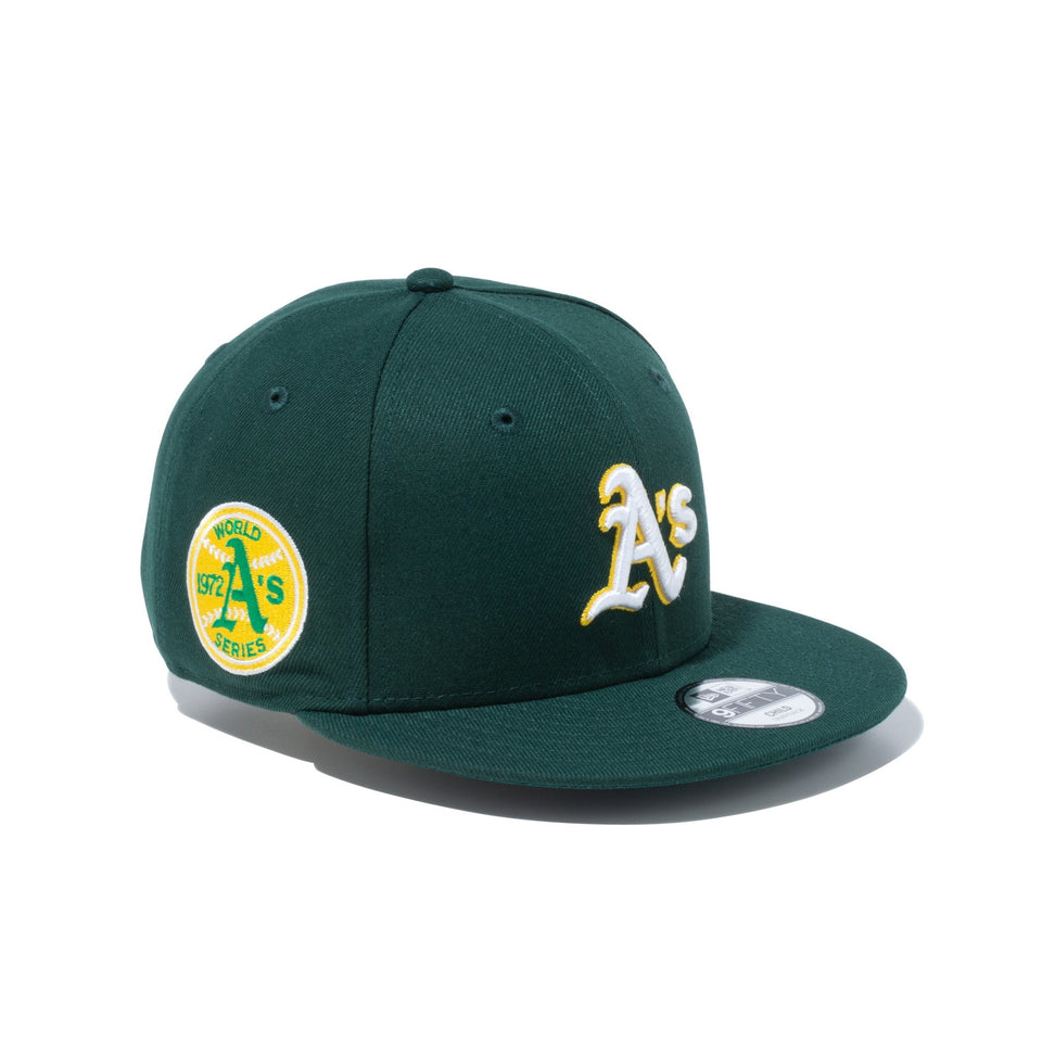 Child 9FIFTY MLB Side Patch オークランド・アスレチックス ダークグリーン - 13518005-CHLD | NEW ERA ニューエラ公式オンラインストア