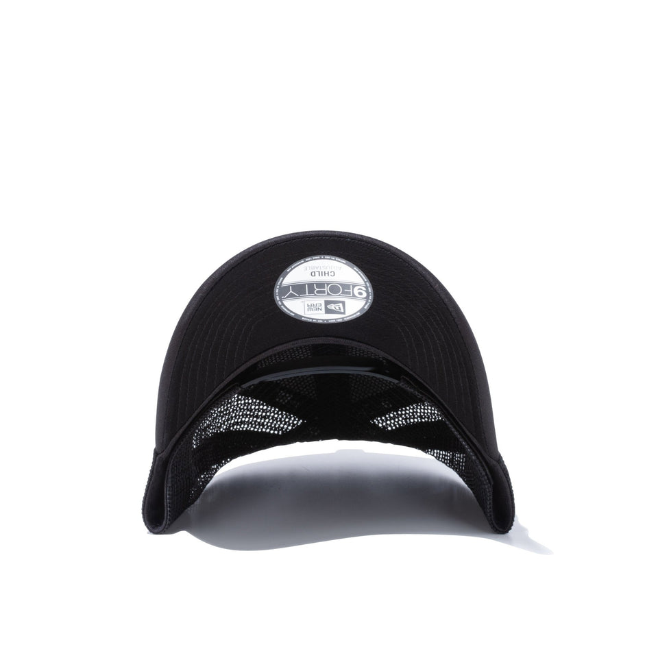 Child 9FORTY A-Frame トラッカー オーバルロゴ ブラック - 13059100-CHLD | NEW ERA ニューエラ公式オンラインストア