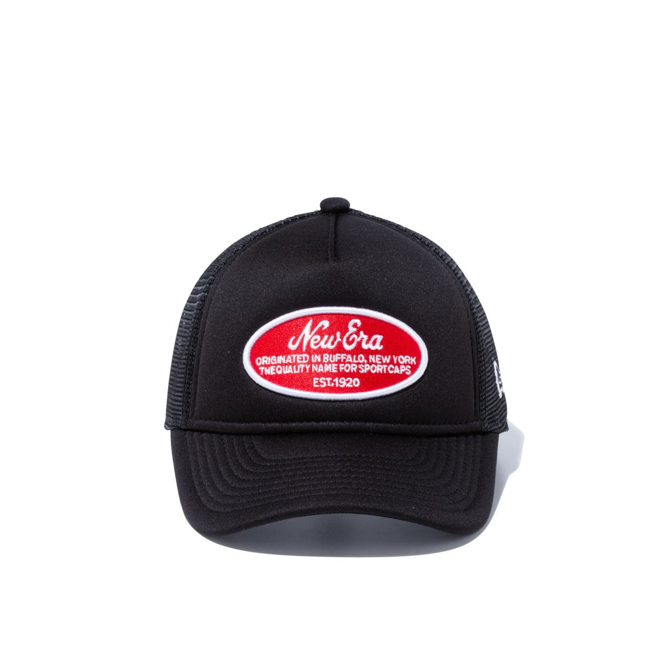 Child 9FORTY A-Frame トラッカー オーバルロゴ ブラック - 13059100-CHLD | NEW ERA ニューエラ公式オンラインストア