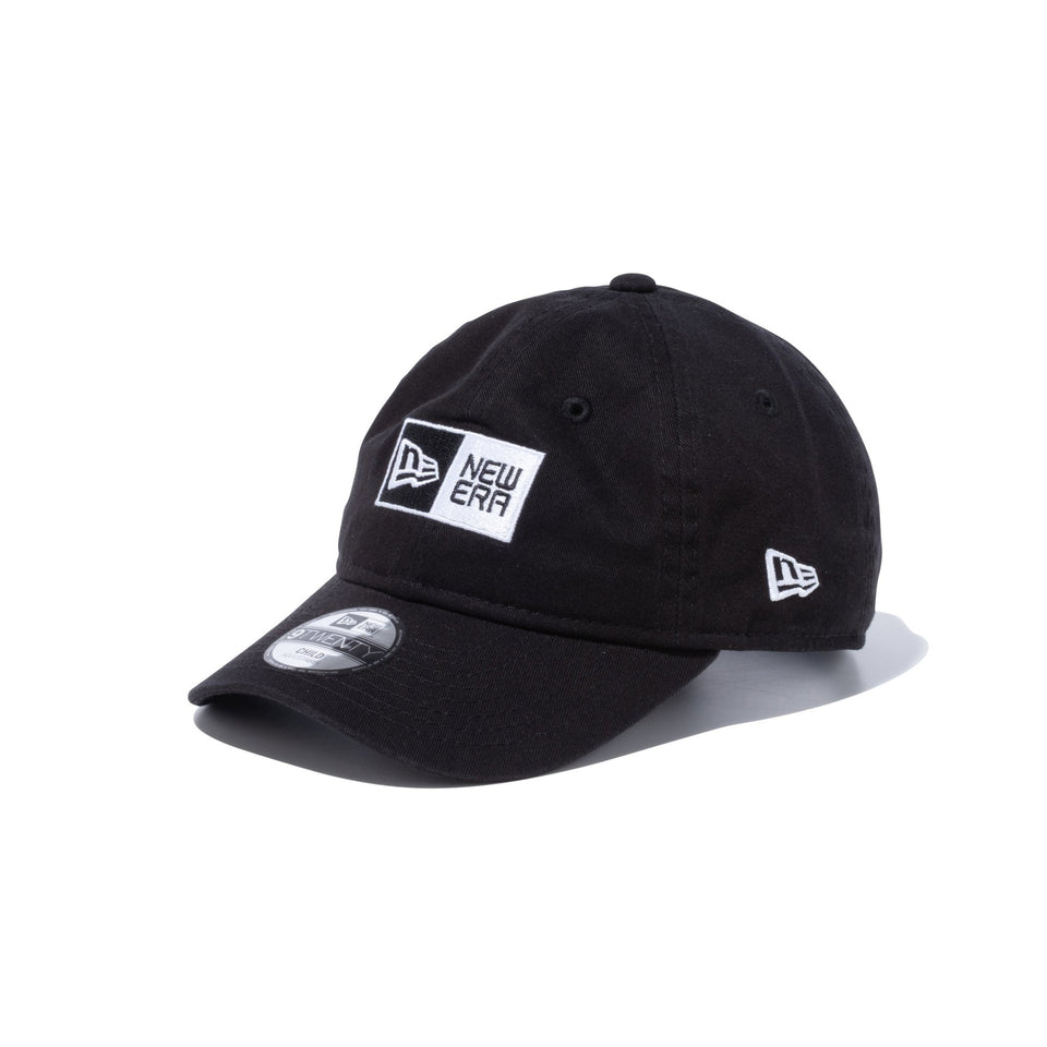 Child 9TWENTY ウォッシュドコットン ボックスロゴ ブラック × ホワイト - 13552051-CHLD | NEW ERA ニューエラ公式オンラインストア