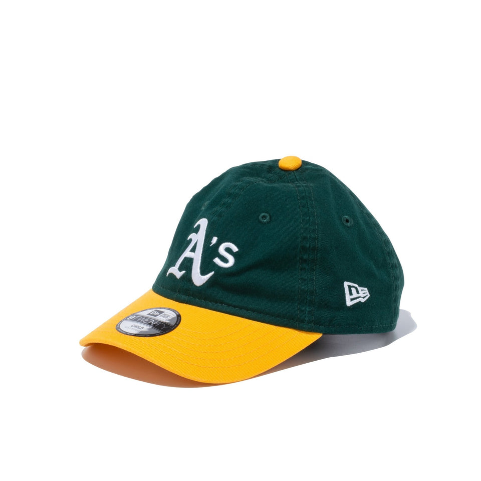 Child 9TWENTY オークランド・アスレチックス ダークグリーン / Aゴールド - 13059102-CHLD | NEW ERA ニューエラ公式オンラインストア