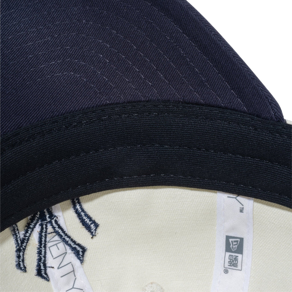 Child 9TWENTY MLB 2-Tone ニューヨーク・ヤンキース クロームホワイト ネイビーバイザー - 13763037-CHLD | NEW ERA ニューエラ公式オンラインストア