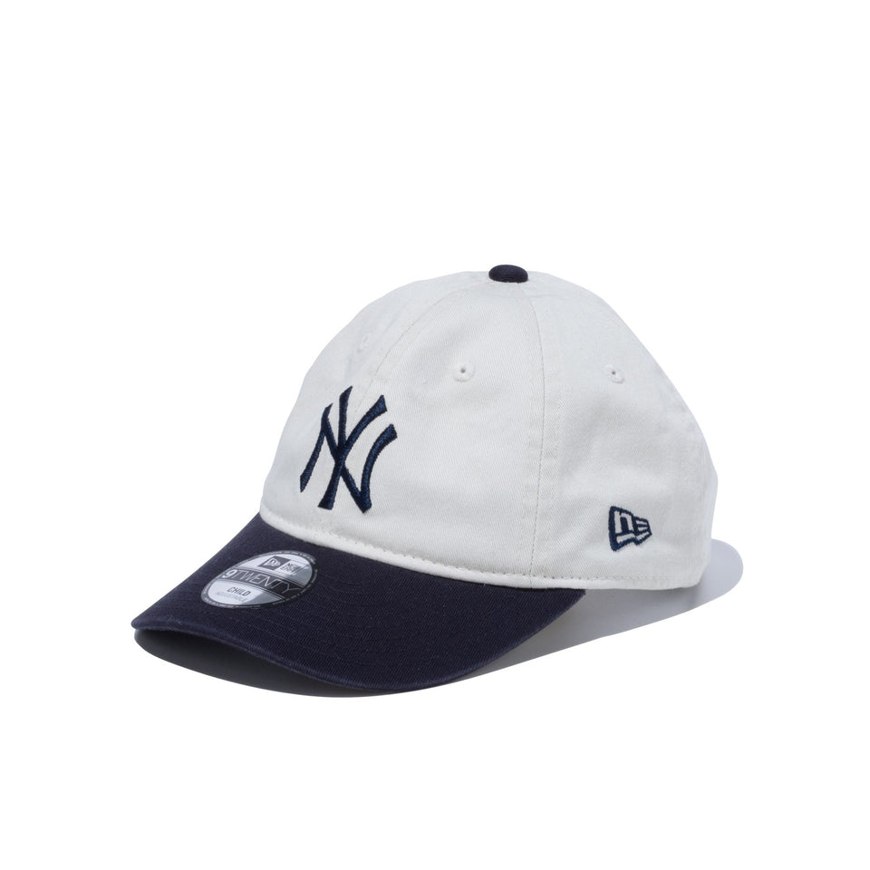 Child 9TWENTY MLB Color Custom ニューヨーク・ヤンキース アイボリー/ネイビー - 13327964-CHLD | NEW ERA ニューエラ公式オンラインストア