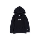 Child 裏毛 スウェット プルオーバーフーディー Box Logo Embroidery ボックスロゴ ブラック - 13755448-90 | NEW ERA ニューエラ公式オンラインストア
